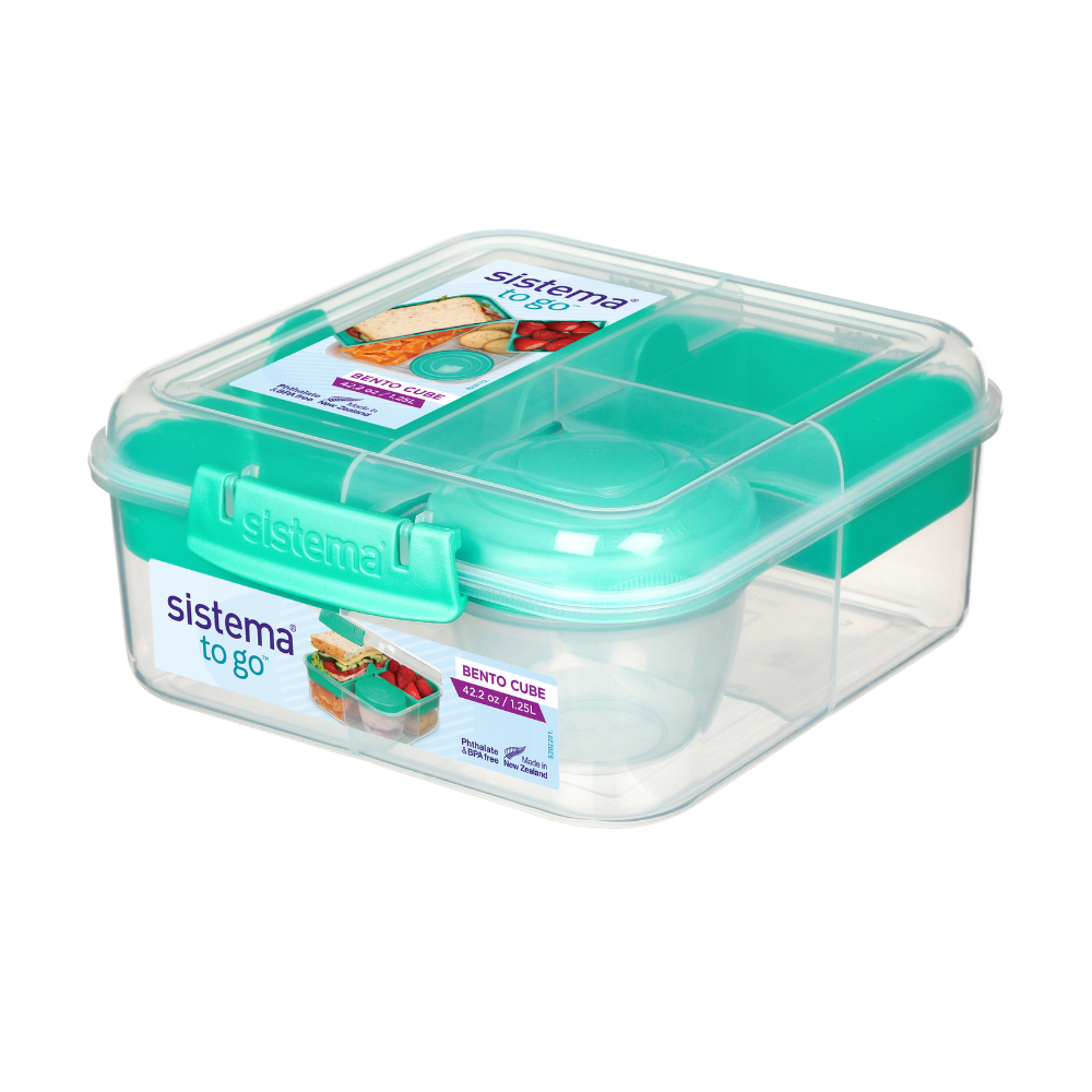 Sistema Plastics 1.25L Bento Cube To Go™ – Sistema Plastics South