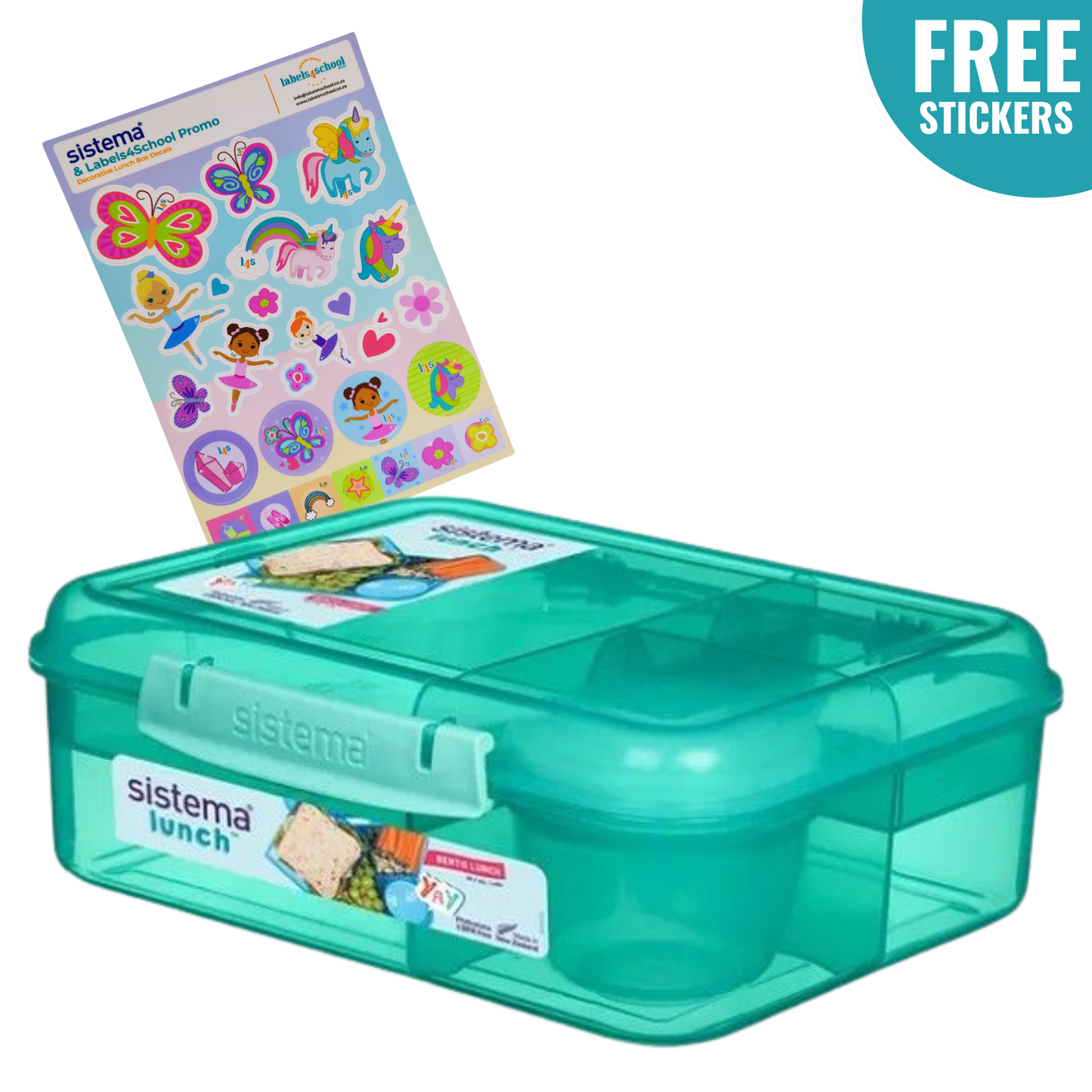 1.65L Bento Lunch with Stickers