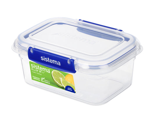 1 Litre Rectangle Klip It Plus