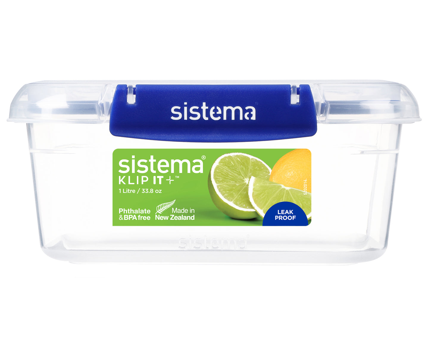 1 Litre Rectangle Klip It Plus
