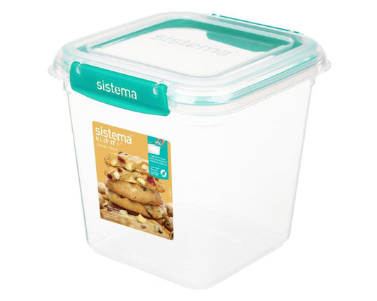 2.2L Square Klip It Plus Minty Teal
