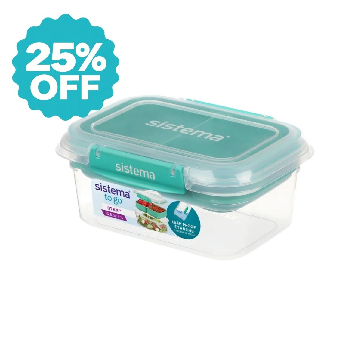 Sistema 1L Rectangle Stax To Go