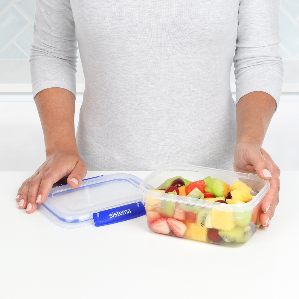 1 Litre Rectangle Klip It Plus