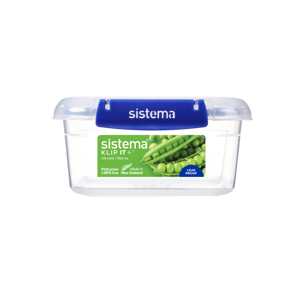 1.15 Litre Square Klip It Plus