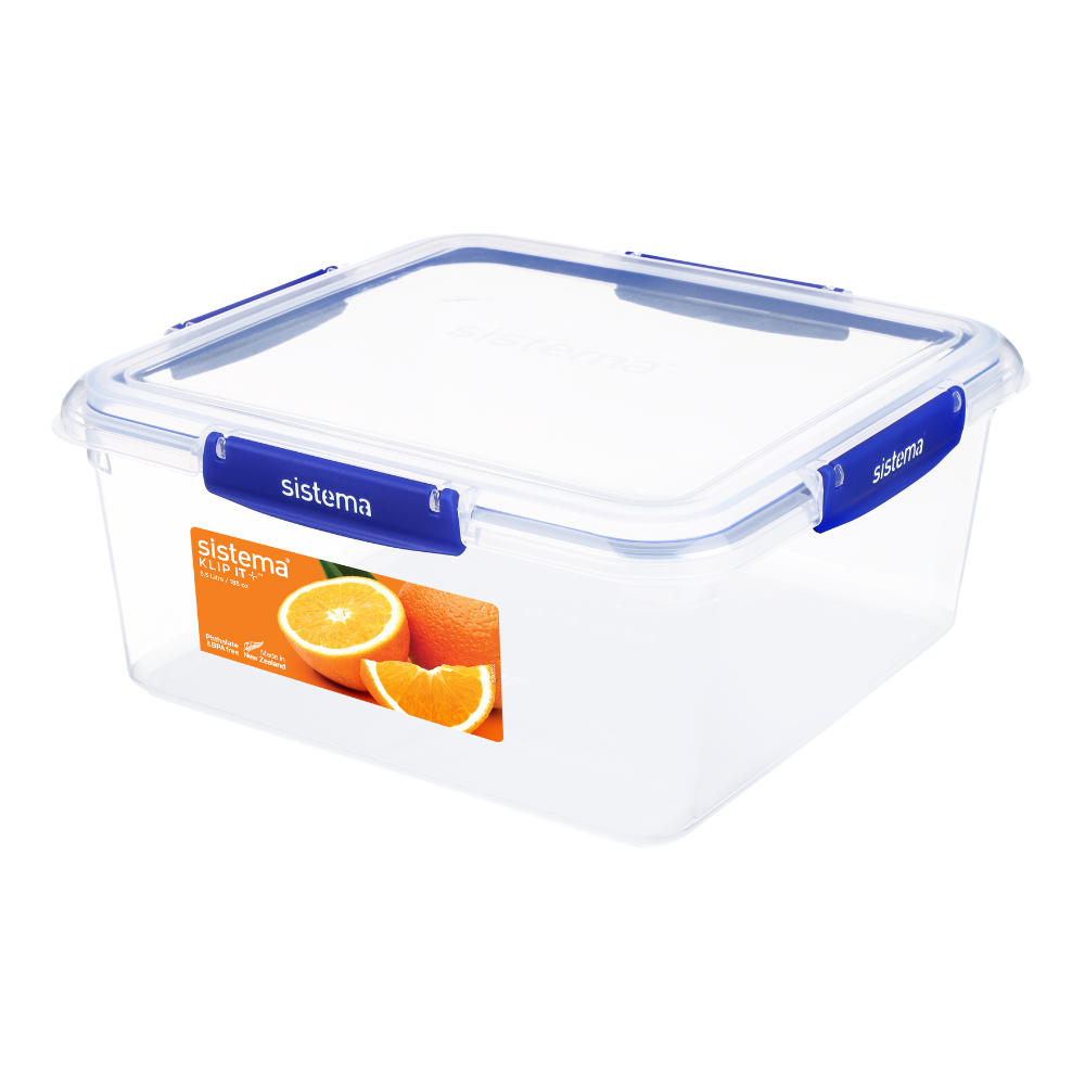 5.5 Litre Square Klip It Plus