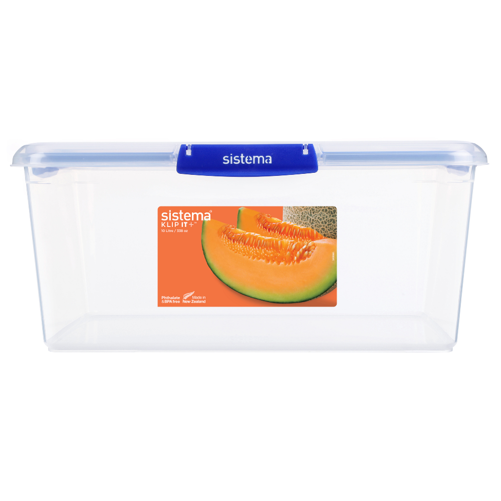 10 Litre Rectangle Klip It Plus