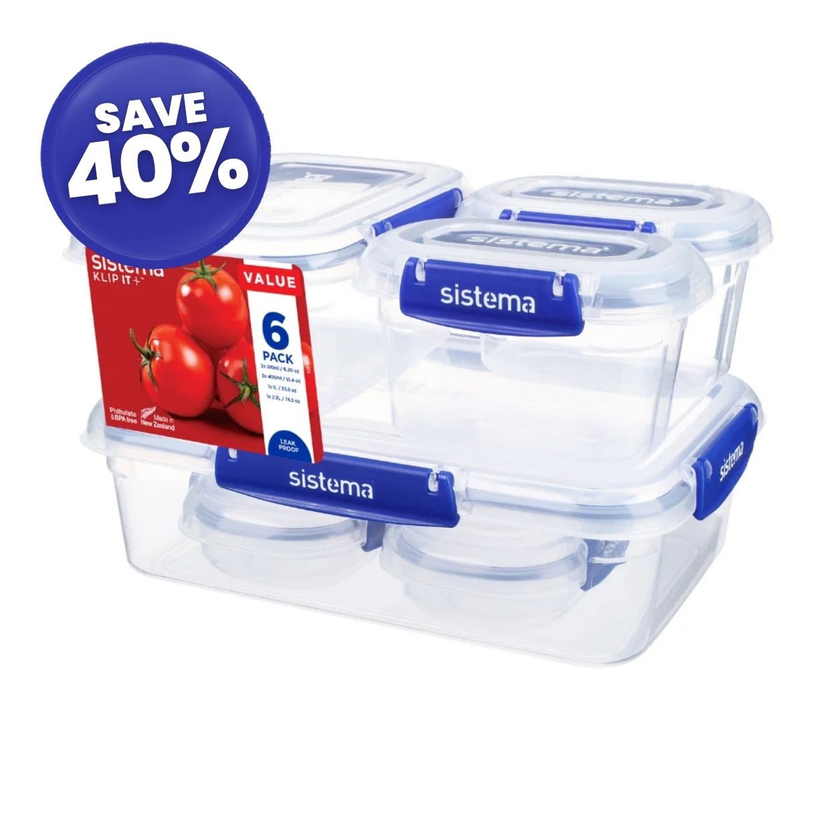 Klip It Plus 6 Pack