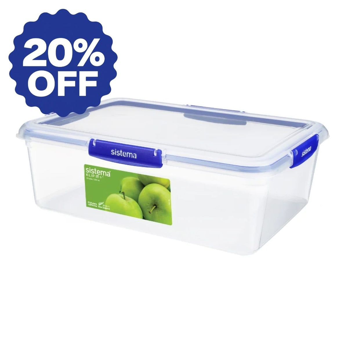7.5 Litre Rectangle Klip It Plus