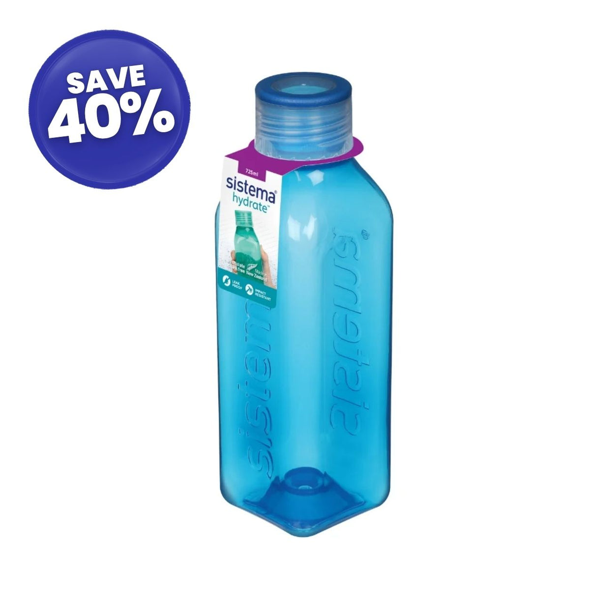 725ml Medium Square Bottle