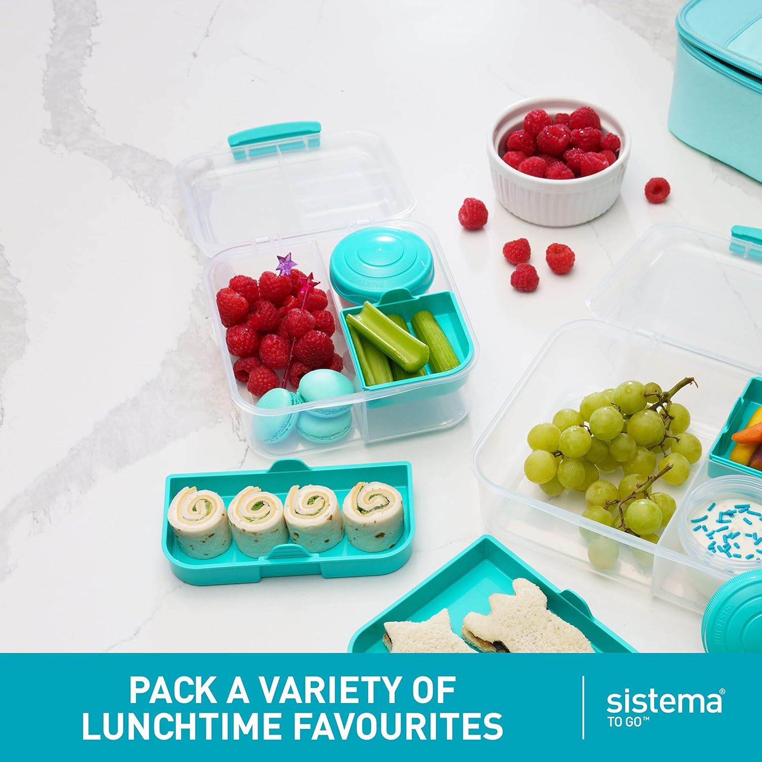 Sistema Plastics 1.25L Bento Cube To Go™ – Sistema Plastics South