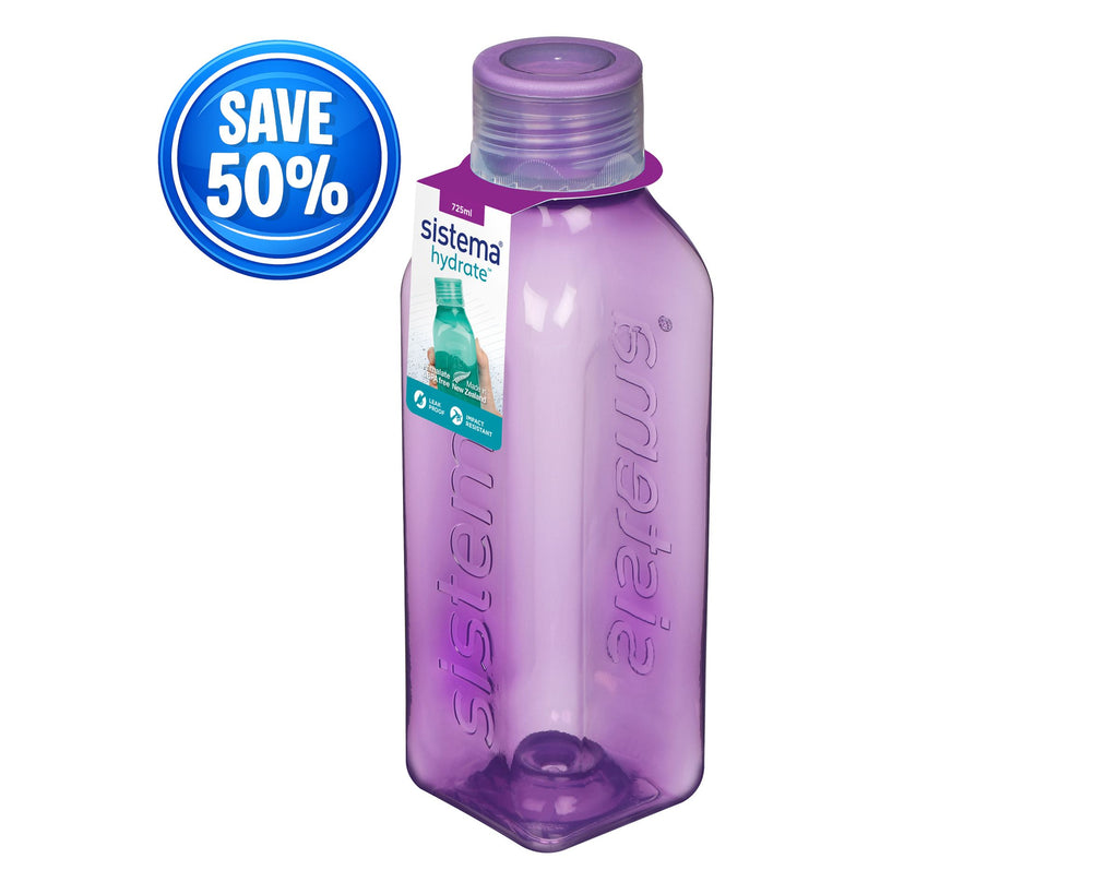 725ml Medium Square Bottle