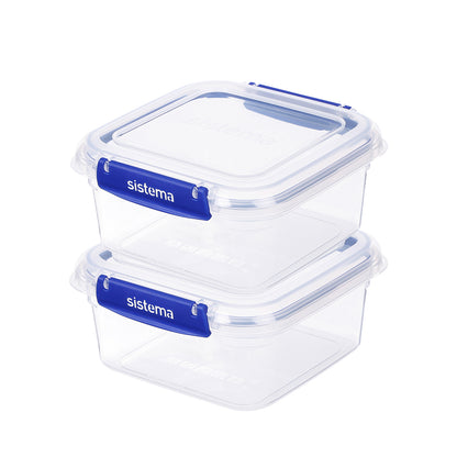 1.15L Square Klip It Plus - 2 Pack