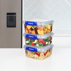 1.15L Square Klip It Plus - 3 Pack
