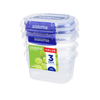 400ml Rectangle Klip It Plus - 3 Pack