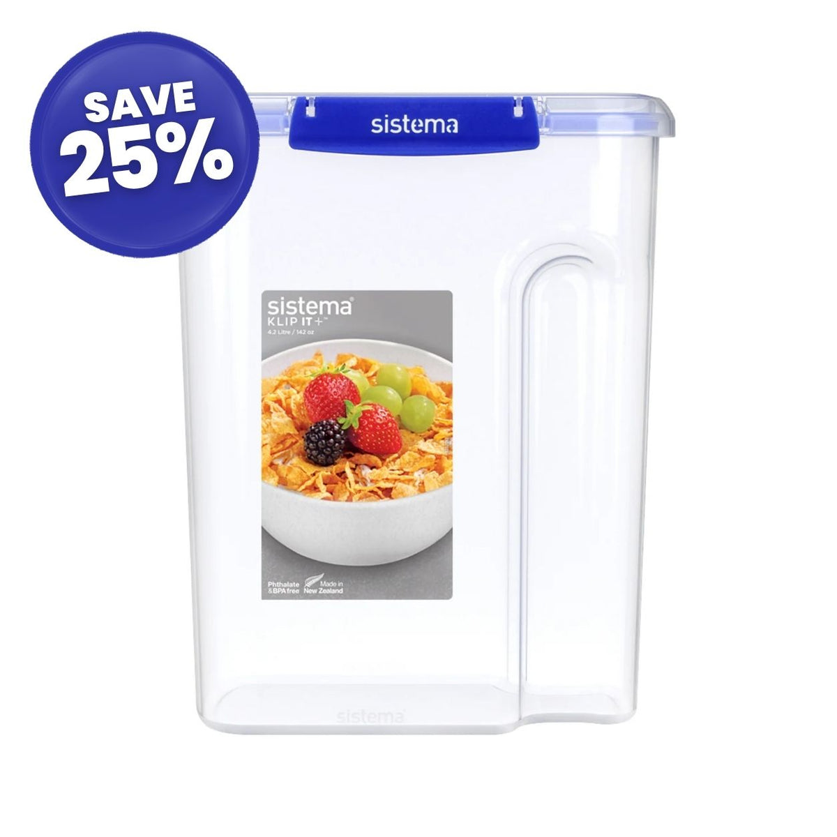 4,2 Litre Cereal Klip It Plus Utility