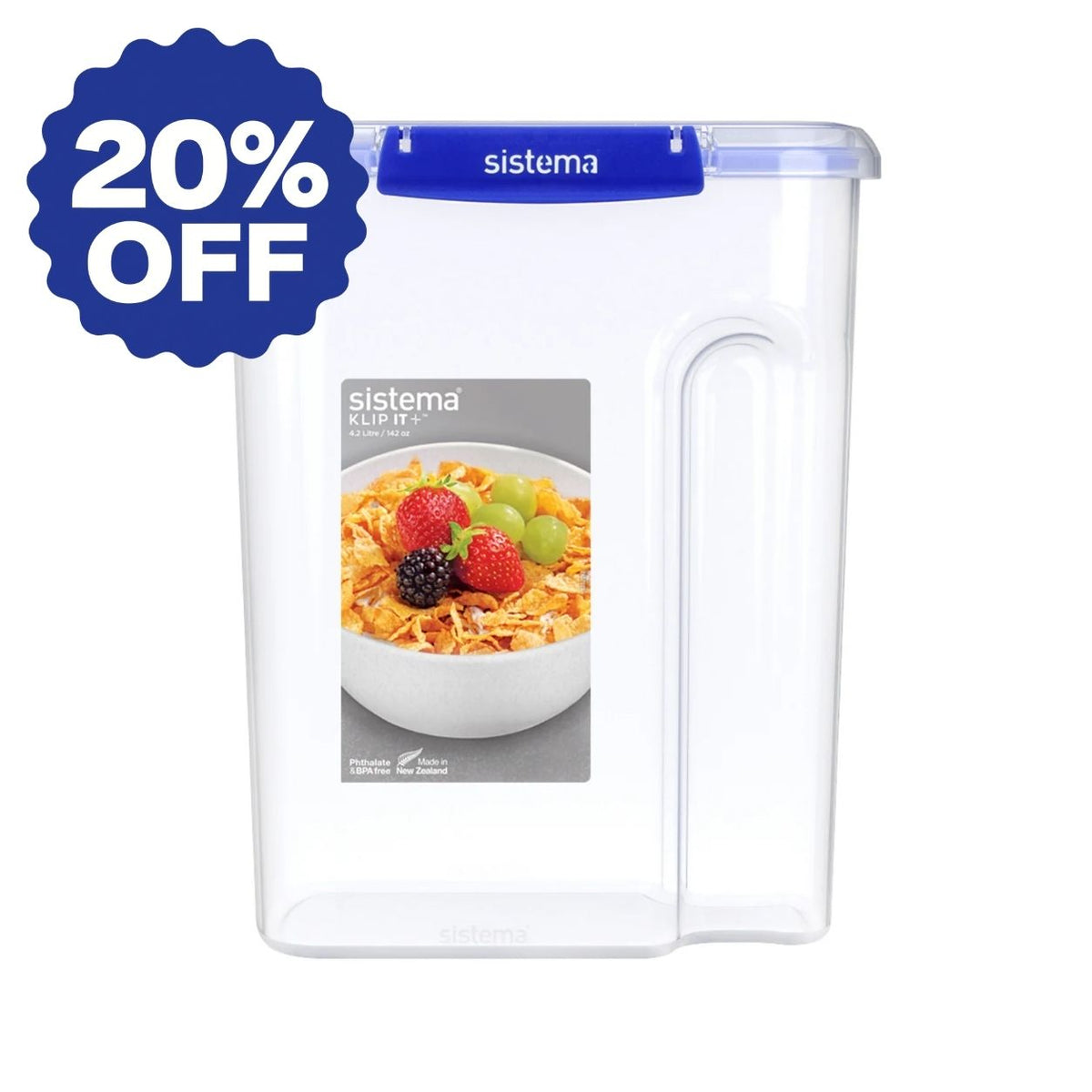 4,2 Litre Cereal Klip It Plus Utility